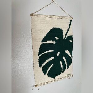 Green and Cream Wall Hanging Decor